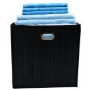 Premium Faltbox für Regal Vliess-Stoff + Bambus...