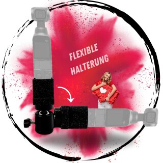 Stativ Adapter für DJI OSMO Pocket mit Kugelkopf Gimbal Halter Halterung