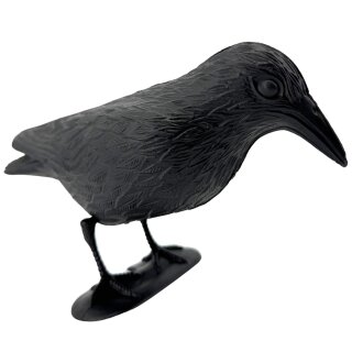 Taubenabwehr und Taubenschreck aus Kunststoff Vogelabwehr natürliche Schädlingsbekämpfung Schutz vor lästigen Vögeln Raabe Schwarz (Rabe schwarz, 1, Stück)
