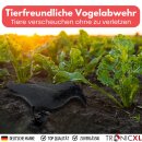4x Rabe Attrappe Taubenabwehr Taubenschreck Vogelabwehr Schädlingsbekämpfung Kunststoff Schutz vor lästigen Vögeln Raabe Schwarz