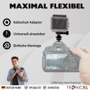 2 Stück Halterung für Kamera Blitzschuh für Actionkamera Actioncam kompatibel mit GoPro Hero Osmo Action 1 2 3 4 5 Cold Shoe Hot Adapter Anschluss DSLR