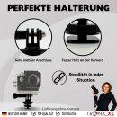 2 Stück Halterung für Kamera Blitzschuh für Actionkamera Actioncam kompatibel mit GoPro Hero Osmo Action 1 2 3 4 5 Cold Shoe Hot Adapter Anschluss DSLR