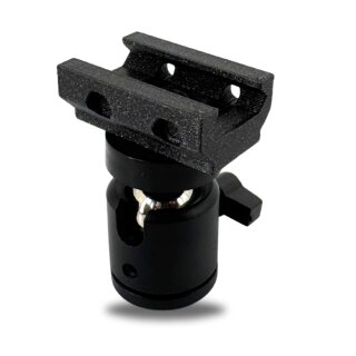 Kugelkopf Stativ Adapter für Picatinny Pica Tinny Schiene Tripod Rail Zubehör
