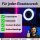 Webcam mit Ringlicht Full HD Lampe USB PC Kamera Konferenz Streaming
