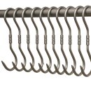 10 Stück PROFI S-Haken 260x10mm Drehhaken Edelstahl...