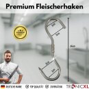 10 Stück PROFI S-Haken 260x10mm Drehhaken Edelstahl...