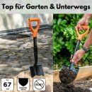 BLACK+DECKER Schaufel 67cm klein Rostfrei 800g Spaten...