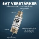 Mini Sat Verstärker Inline 20dB Verstärkung TV Fernsehen Satellit