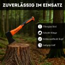 Kleine Axt Spaltaxt klein Beil Karbon Stahl 600g...