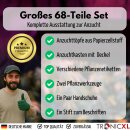 Anzucht Set für Growbox Grow Starter Set Pflanztöpfe für Samen Zimmergewächshaus + Anzuchttöpfe + Werkzeuge für Zelt