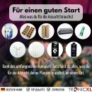 70 Teile Anzucht Set für Growbox Grow Starter Set Pflanztöpfe für Samen I Zimmergewächshaus + Anzuchttöpfe + Werkzeuge + Dünger + Light Mix für Zelt Sämling Keimling