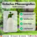 2 Stück Drucksprüher Drucksprühgerät 2L Pflanzenschutz Reinigung Handpumpe mit Messingdüse Handsprüher Gartenspritze Sprühflasche Wasser Dünger