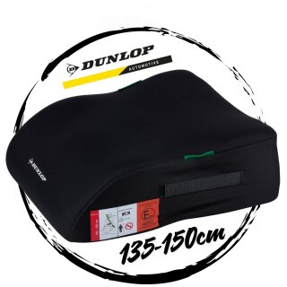 Dunlop Auto Kindersitzerhöhung ECE R129 KFZ Kinder Sitz Erhöhung Autositz Sitzkissen 135-150 cm