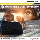 Dunlop Auto Kindersitzerhöhung ECE R129 KFZ Kinder Sitz Erhöhung Autositz Sitzkissen 135-150 cm