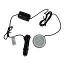 12V 24V LED Beleuchtung für Lufterfrischer kompatibel mit Poppy kompatibel mit All Ride 7 Farben für LKW AUTO KFZ Zigarettenanzünder