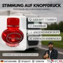 USB LED Beleuchtung + 150ml Set Lufterfrischer beleuchtet 7 Farben für LKW AUTO KFZ HOME (Kirsche)