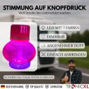 USB LED Beleuchtung + 150ml Set Lufterfrischer beleuchtet 7 Farben für LKW AUTO KFZ HOME Lavendel