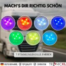 USB LED Beleuchtung + 150ml Set Lufterfrischer beleuchtet 7 Farben für LKW AUTO KFZ HOME Lavendel