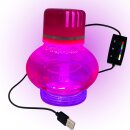 USB LED Beleuchtung + 150ml Set Lufterfrischer beleuchtet 7 Farben für LKW AUTO KFZ HOME Lavendel