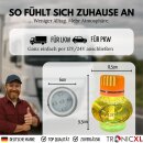 12V 24V Gadget Lufterfrischer Vanille mit Beleuchtung PKW LKW Trucker Zubehör Innenraum