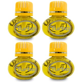 4x Nachfüller á 150ml Lufterfrischer kompatibel mit Poppy Turbo kompatibel mit All Ride 600ml - 4 Stück Vanille