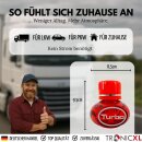 4x Nachfüller á 150ml Lufterfrischer kompatibel mit Poppy Turbo kompatibel mit All Ride 600ml - 4 Stück Kirsche