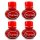 4x Nachfüller á 150ml Lufterfrischer kompatibel mit Poppy Turbo kompatibel mit All Ride 600ml - 4 Stück Kirsche