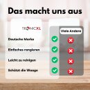 Gleitbrett für Thermomix TM6 TM5 TM31 Rollbrett Unterlage Acryl für Thermomix Gleiter für müheloses Verschieben + Anti-Rutsch Füße