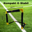 Fußballtor Fussballtor Fußball Tor faltbar klein Fussballtore Trainingszubehör Training (1, 50x44cm)