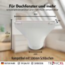 Fensterdurchführung flach 100mm Klimaanlage Grow Trockner Dachfenster Kippfenster Fensteradapter