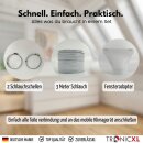 Fensterdurchführung 100mm + Schlauch 3m für Klimaanlage Grow Trockner Dachfenster Kippfenster Fensteradapter