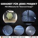 TR-B-Platte-1 Für Bambulab Druckplatte Doppelseitig Texturiert PEI + Glattes PEO 257x257mm I Magnetisch Spring Steel Druckbett für Bambu Lab Effekt Diamond A1 P1P P1S X1 X1C 3D Drucker