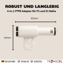 TR-PTFE-1 3D Drucker 4-in-1 PTFE Adapter für Bambu Lab P1S P1P X1 X1C X1E AMS Zubehör