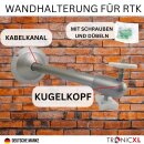 Wandhalterung für Rasenmäher Roboter RTK kompatibel mit Segway Navimow i105E i108E H500E-VF H800E-VF H1500E-VF H3000E-VF Mähroboter Antennenhalterung