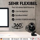 2 Stück Ventilator mit Clip Klipp Klemme für Steckdose 230V Klemmventilator I Clipventilator
