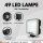 Tischhalterung Smartphone mit Selfie Auslöser und LED Lampe Klemmstativ Klemme Klemmhalterung Halterung für iPhone Handy