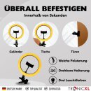 Ringlicht 10 Zoll + Klemmhalterung Klemmstativ für Tisch Selfie Influencer Lampe Leuchte LED für TikTok YouTube Instagram Foto Video Handyhalterung Smartphone Handy