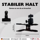 Ringlicht + Klemmhalterung + Selbstauslöser Bluetooth I Für Influencer Kit Selfie Klemmstativ Tisch LED Handyhalterung kompatibel mit Apple iPhone Samsung Xiaomi