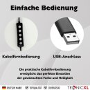 RGB Ringlicht 10 Zoll + Handyhalterung Klemmstativ für Tisch Selfie Influencer Lampe Leuchte LED für TikTok YouTube Instagram