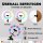 RGB Ringlicht mit Stativ Klemmstativ Tisch Auslöser Bluetooth Selfie Influencer Set Kit Handy Halterung Smartphone