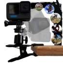 Actioncam Klemmhalterung Halterung Klemme Klemmstativ...
