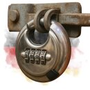 2 Rundbügelschloss Sicherheits Vorhängeschloss...