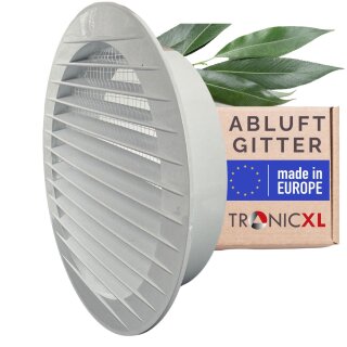 100mm Abluftgitter Lüftungsgitter mit Fliegengitter für Wohnmobile Gartenhaus Garage Growbox Abluft Zuluft Klimaanlage Wanddurchführun