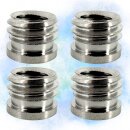 4x Adapter 1/4 auf 3/8 Zoll Kamera Schraubadapter...