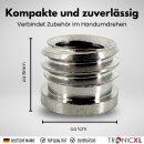 4x Adapter 1/4 auf 3/8 Zoll Kamera Schraubadapter Gewindeadapter Mikrofon Ständer adapter Stativgewindeadapter