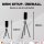Handy Stativ mit Selbstauslöser Bluetooth Fernbedienung Smartphone Tripod klein Kamerastativ