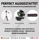 Smartphone Stativ 114cm mit Fernbedienung Handy Halterung für Apple iPhone Samsung Xiaomi Google Tripod