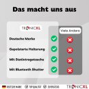 Smartphone Stativ 114cm mit Fernbedienung Handy Halterung für Apple iPhone Samsung Xiaomi Google Tripod