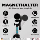 Smartphone Stativ 113cm mit Magnethalterung I Magnetische...