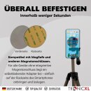 Smartphone Stativ 113cm mit Magnethalterung I Magnetische Handyhalterung für Apple iPhone Magsafe Samsung Xiaomi Google Tripod  Halterung